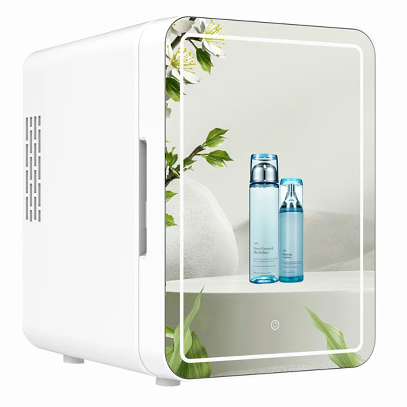 KentDO™ 4L Makeup Fridge with LED Mirror – Keep Beauty Fresh