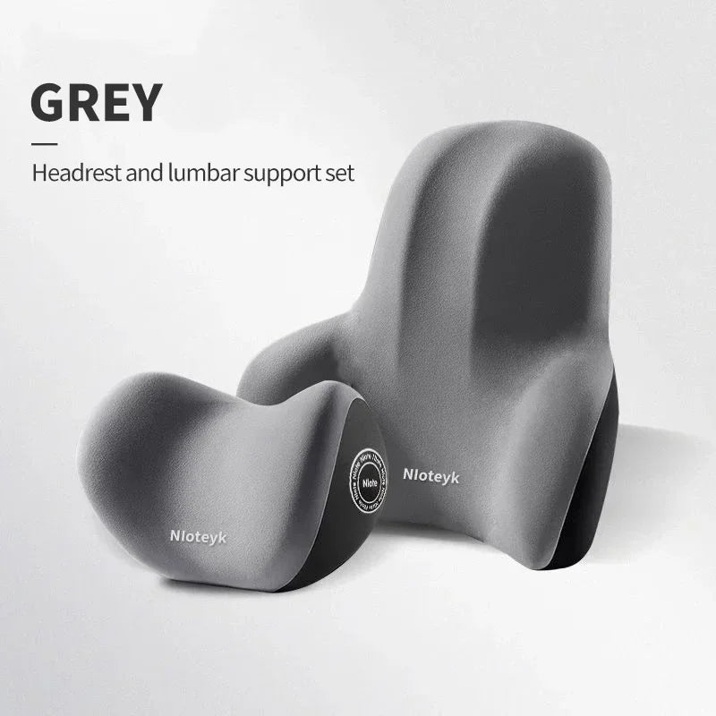 KentDO™ Memory Foam Car Pillow – Neck & Lumbar Support