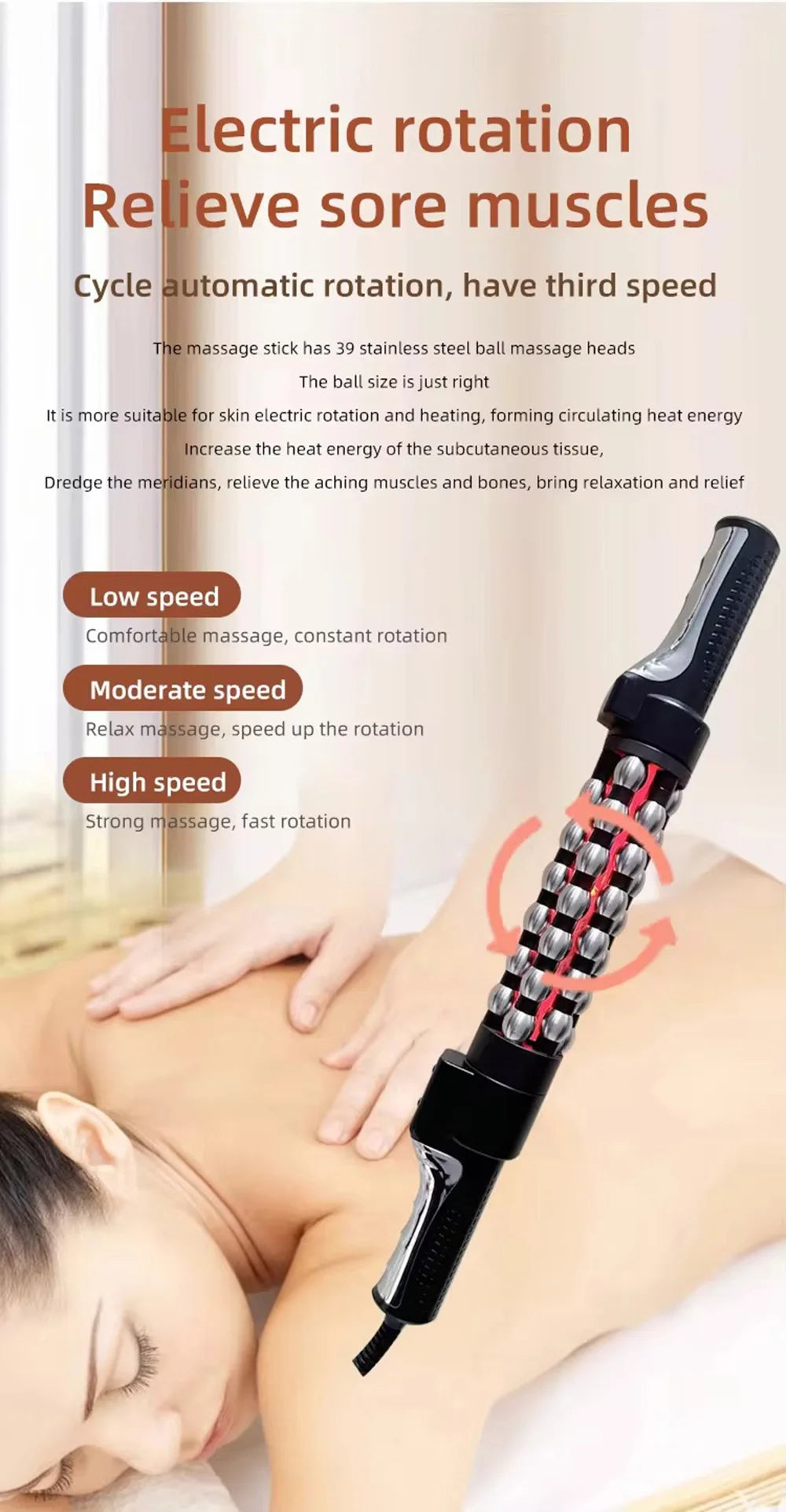 KentDO™ Heated Massage Roller with Red Light Therapy
