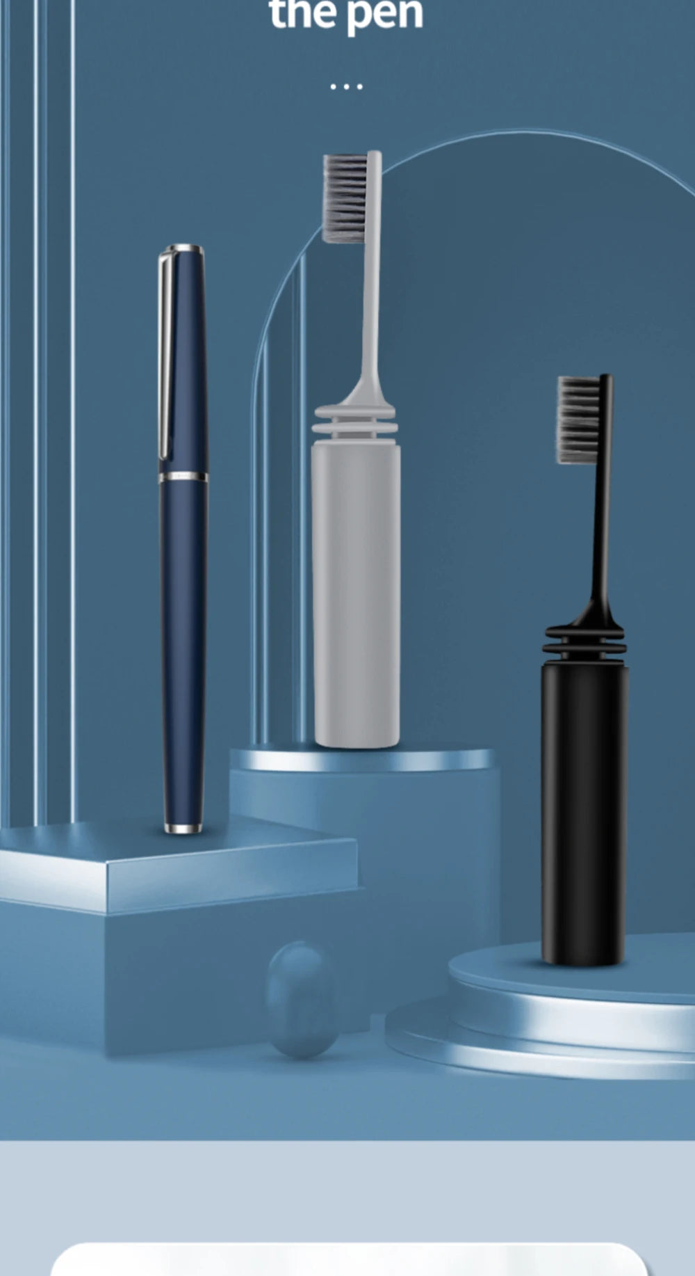 KentDO™ Travel Toothbrush – Compact & Portable for Trips