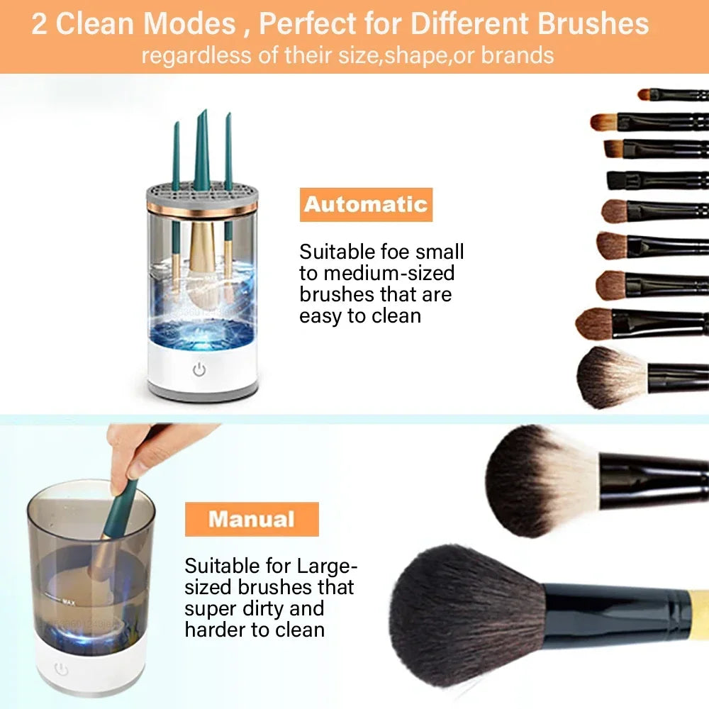 KentDO™ Electric Brush Cleaner – Fast, 3-in-1 Deep Cleaning