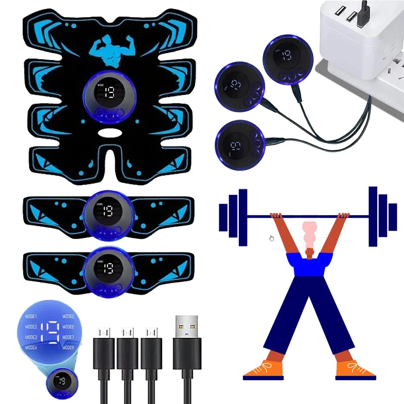 KentDO™ EMS Muscle Stimulator – 3-in-1 Body Trainer