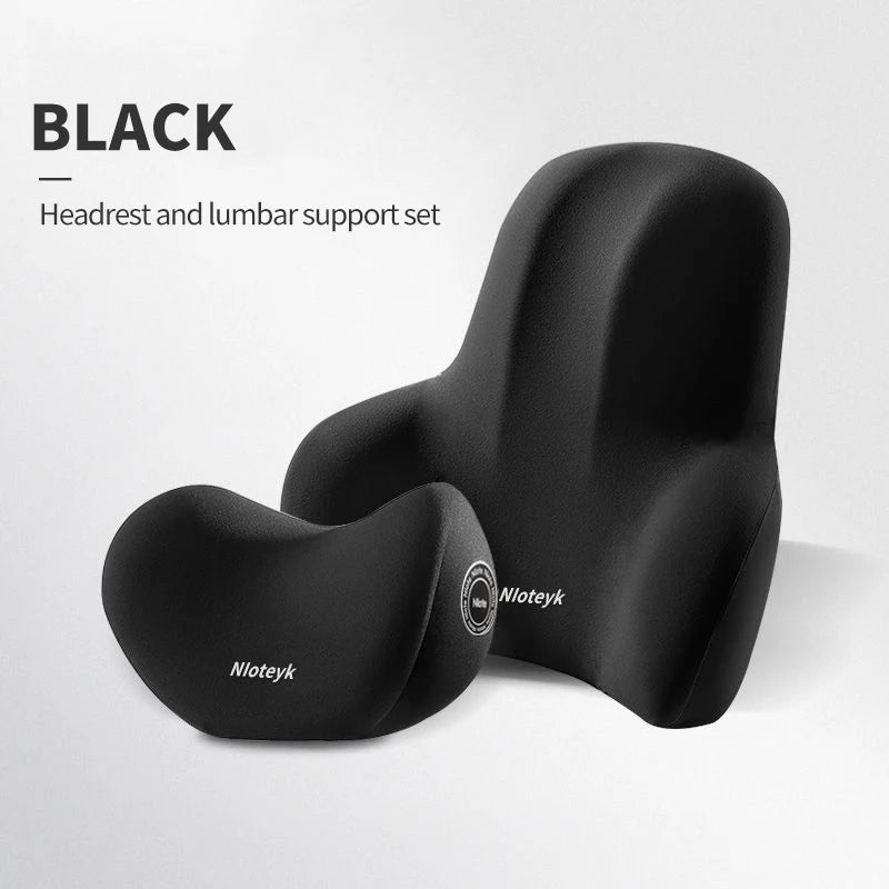 KentDO™ Memory Foam Car Pillow – Neck & Lumbar Support