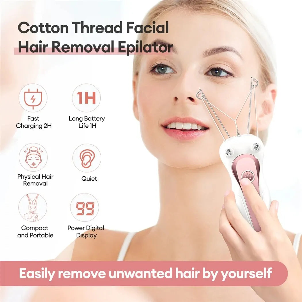 KentDO™ Electric Body Hair Remover – Cotton Thread Epilator