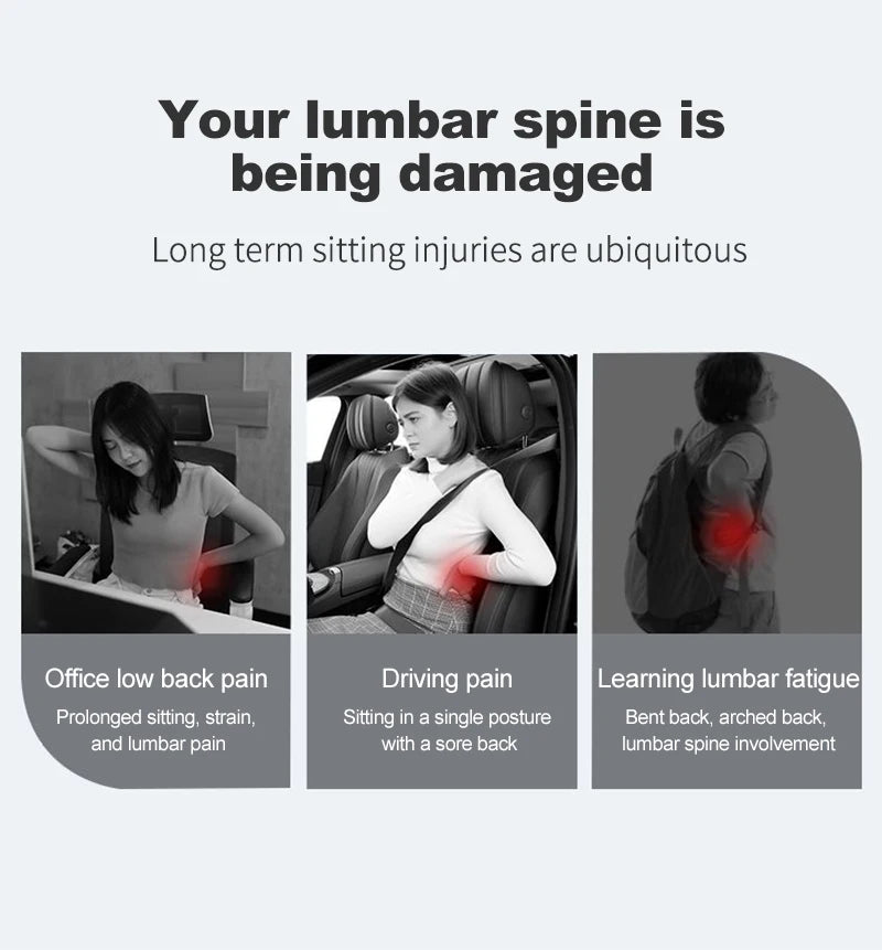 KentDO™ Memory Foam Car Pillow – Neck & Lumbar Support