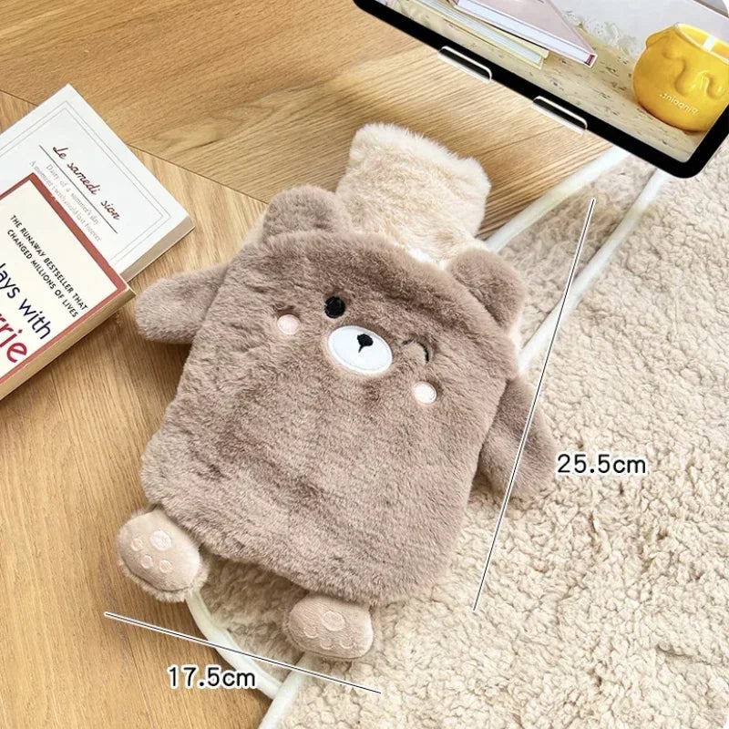 KentDO™ Hot Water Bottle – Plush Cozy Relief for Pain & Warmth
