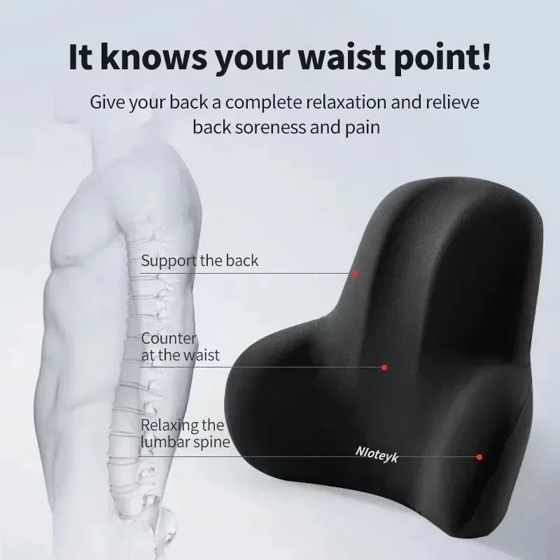 KentDO™ Memory Foam Car Pillow – Neck & Lumbar Support