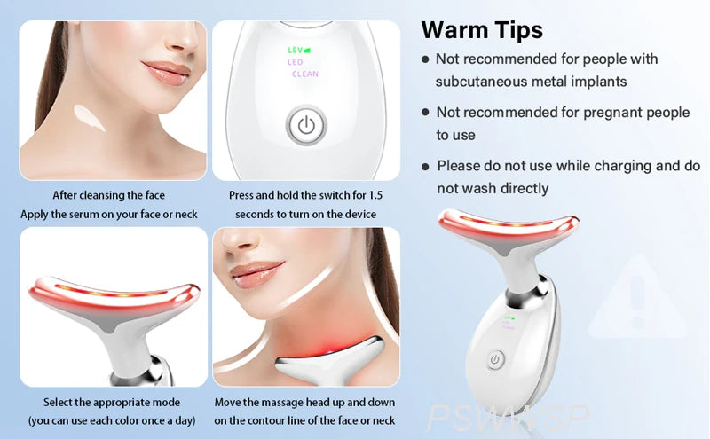 KentDO™ Neck & Facial Massager – Lift, Tighten & Rejuvenate Skin