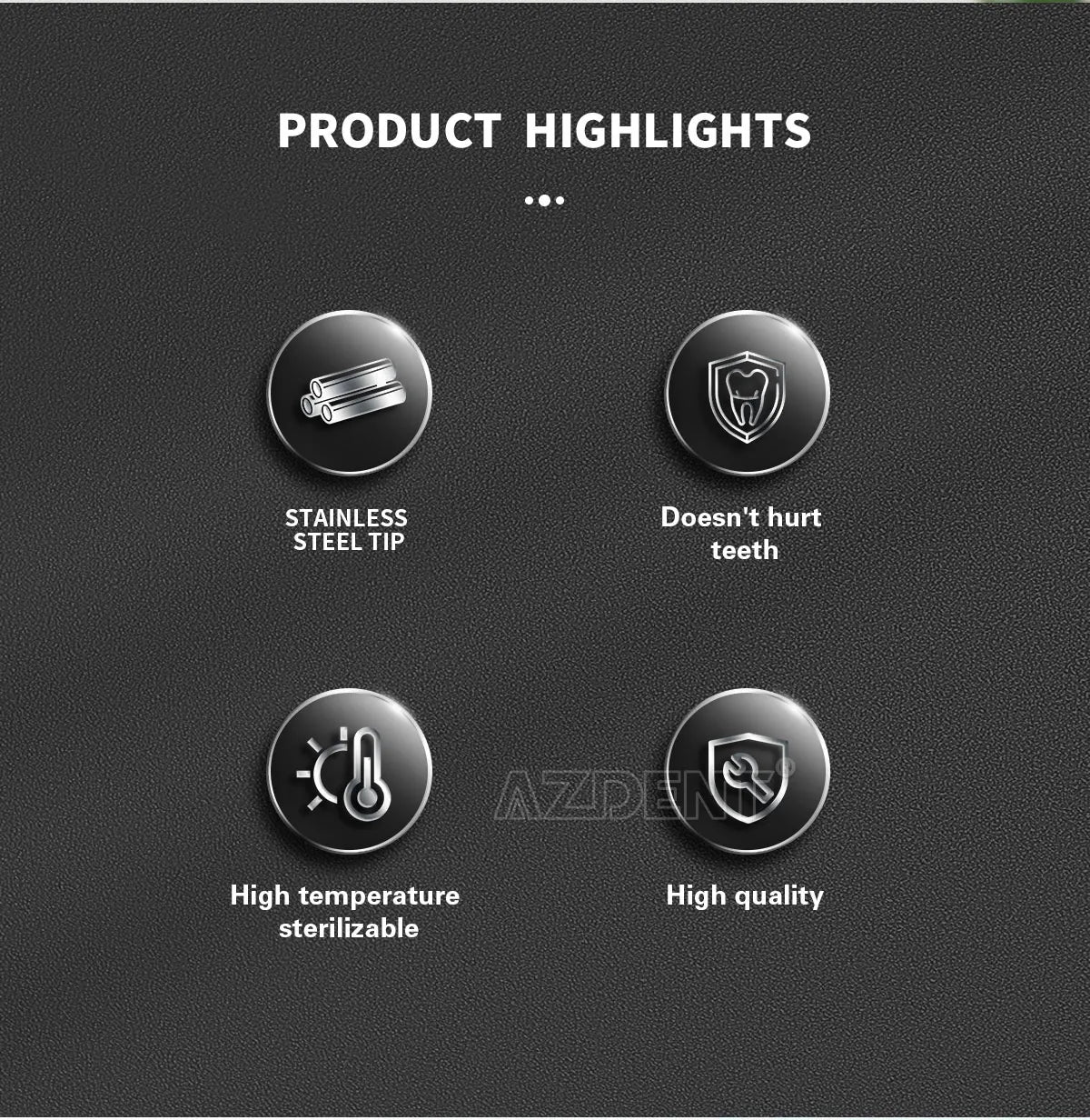 KentDO™ 5pcs Dental Ultrasonic Scaler Tips – Precision Cleaning