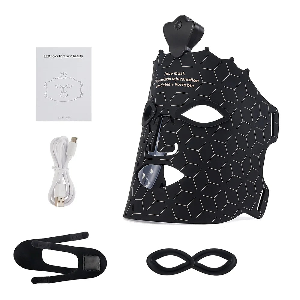 KentDO™ 7-Color LED Silicone Face Mask for Skin Repair & Brightening