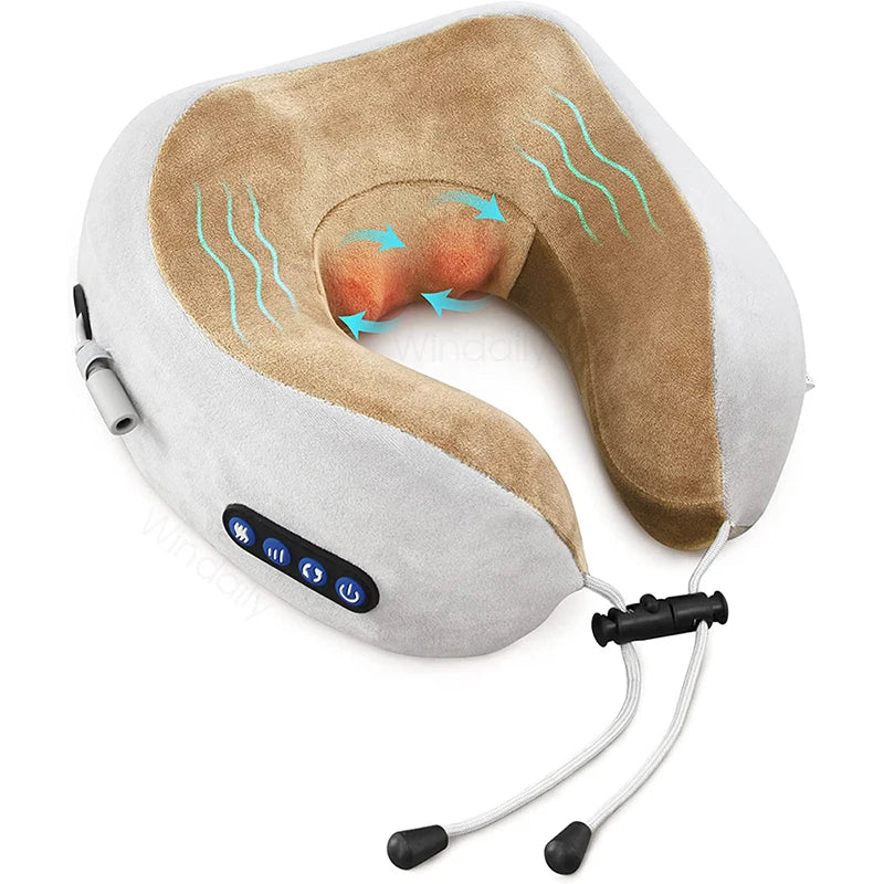 KentDO™ Heated Neck Massager – Deep 3D Shiatsu Relief