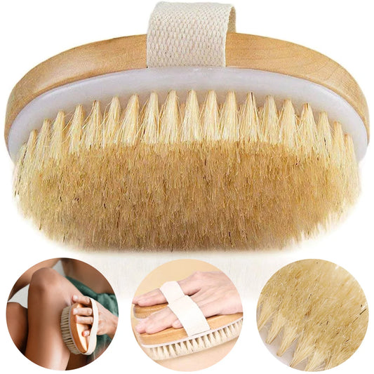 KentDO™ Wooden Body Brush – Soft Bristle Exfoliation