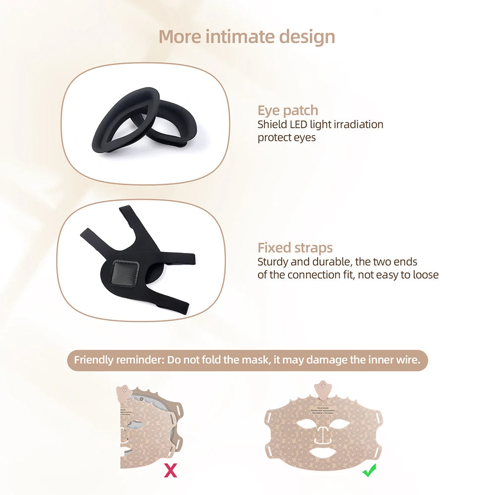 KentDO™ 7-Color LED Silicone Face Mask for Skin Repair & Brightening