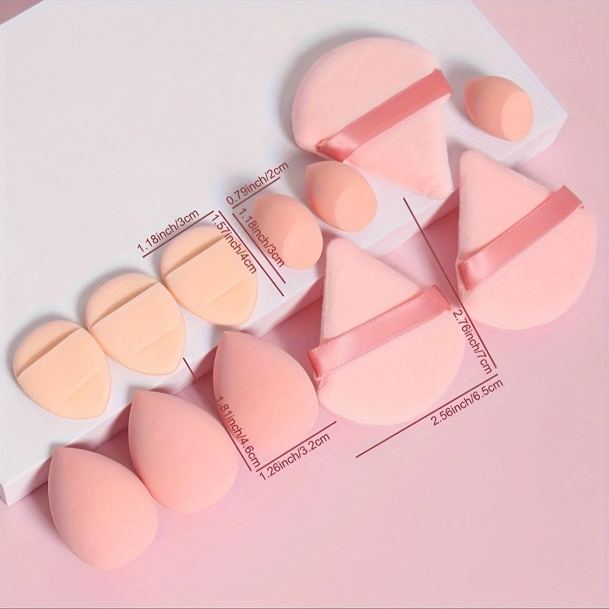 KentDO™ 12-Piece Makeup Sponge Set – Flawless Application
