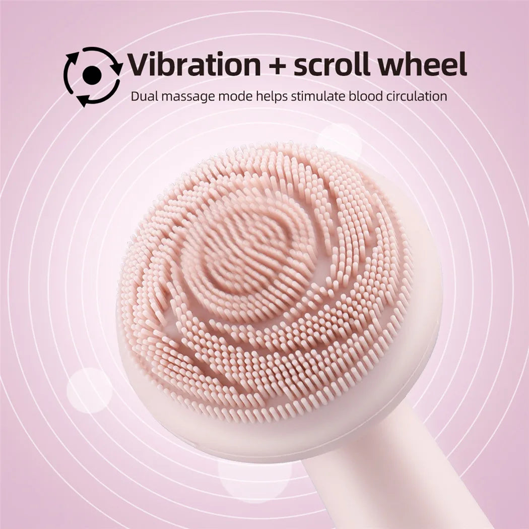 KentDO™ Electric Silicone Facial Brush – Deep Pore Cleansing & Massage