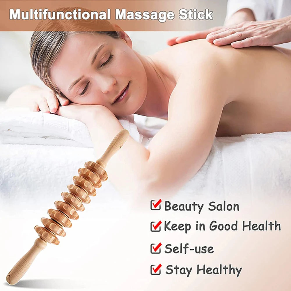 KentDO™ 6-in-1 Wooden Lymphatic Drainage Massage Set
