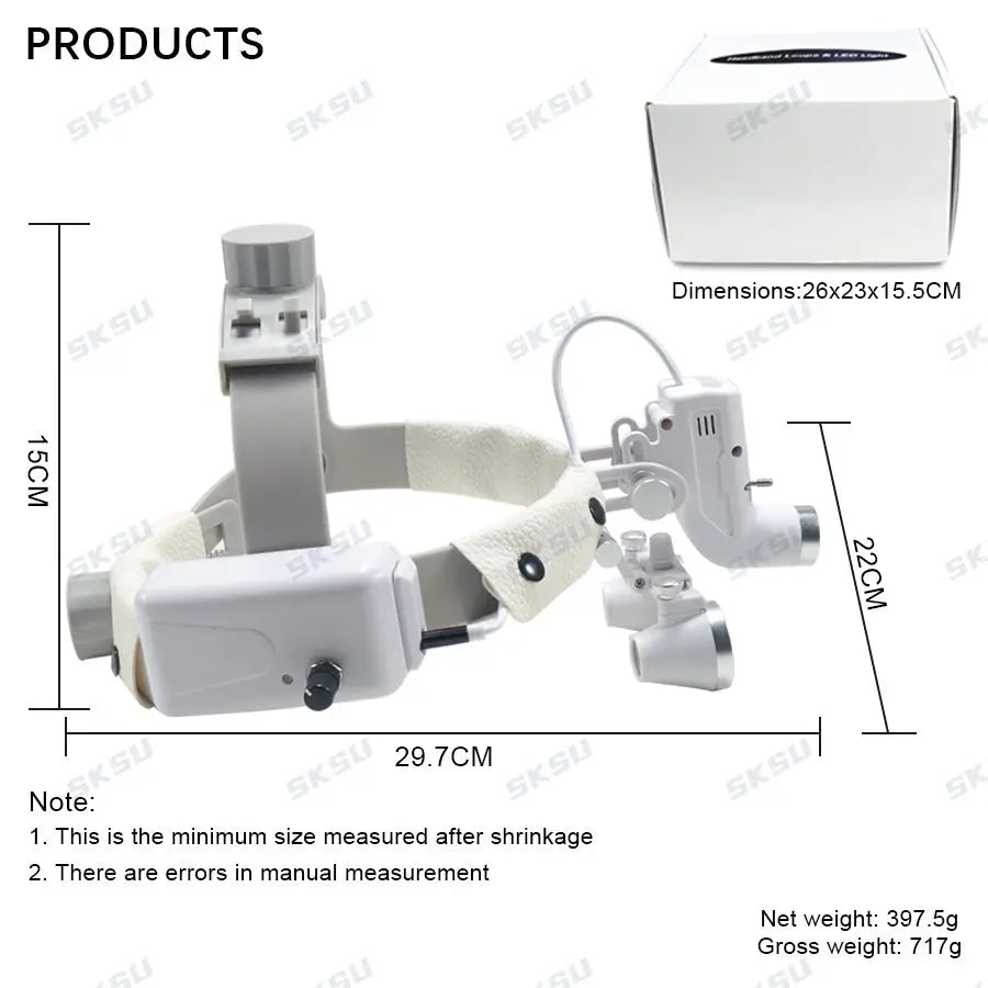 KentDO™ LED Dental Headlight – Adjustable 5W Surgical Lamp