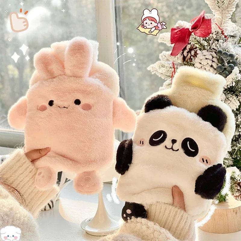 KentDO™ Hot Water Bottle – Plush Cozy Relief for Pain & Warmth