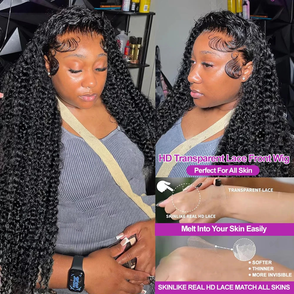 KentDO™ Deep Wave Human Hair Wig – 360° HD Lace Perfection