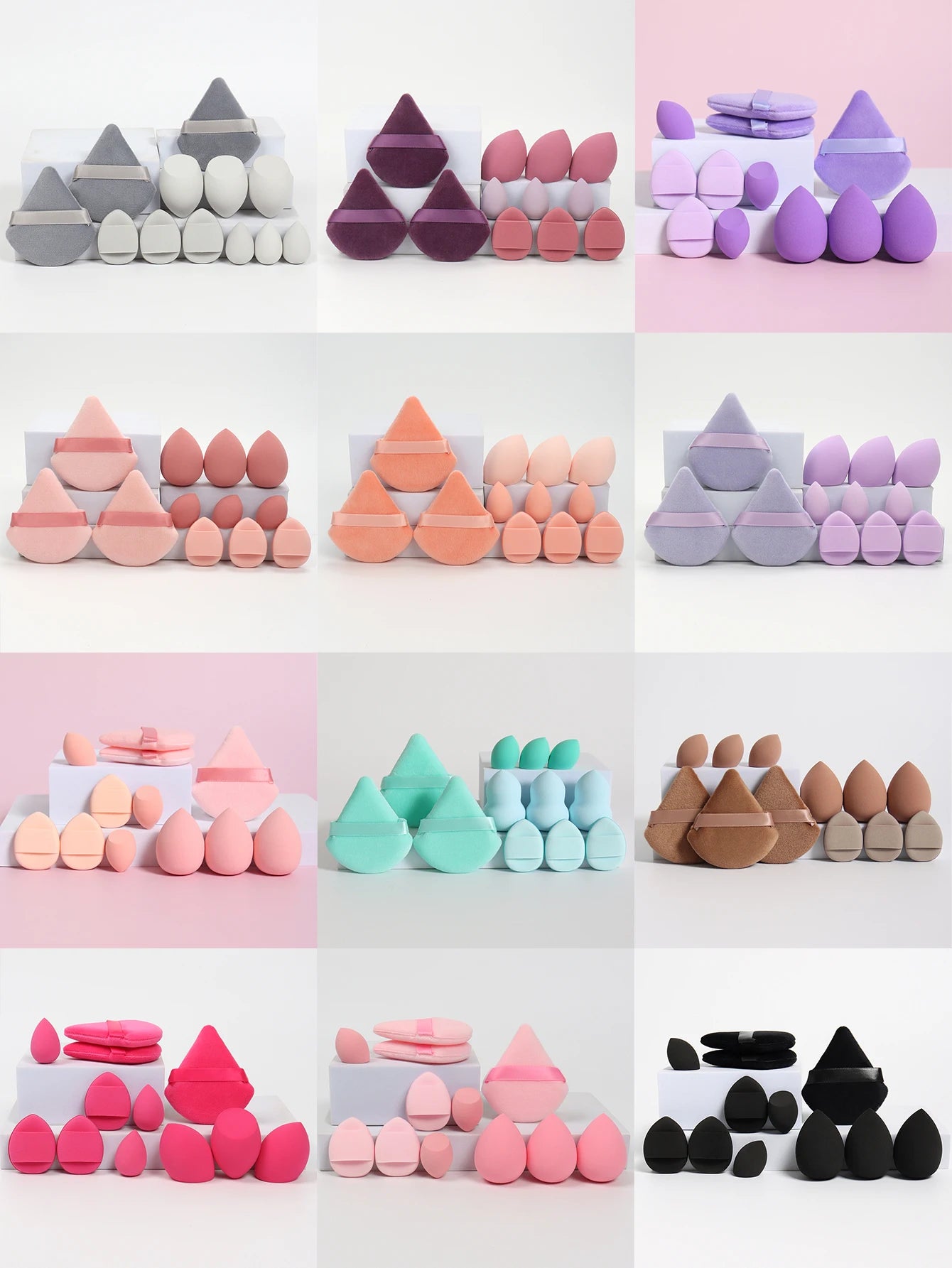 KentDO™ 12-Piece Makeup Sponge Set – Flawless Application