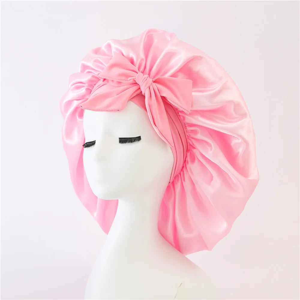 KentDO™ Satin Bonnet for Women – Adjustable Sleep Cap