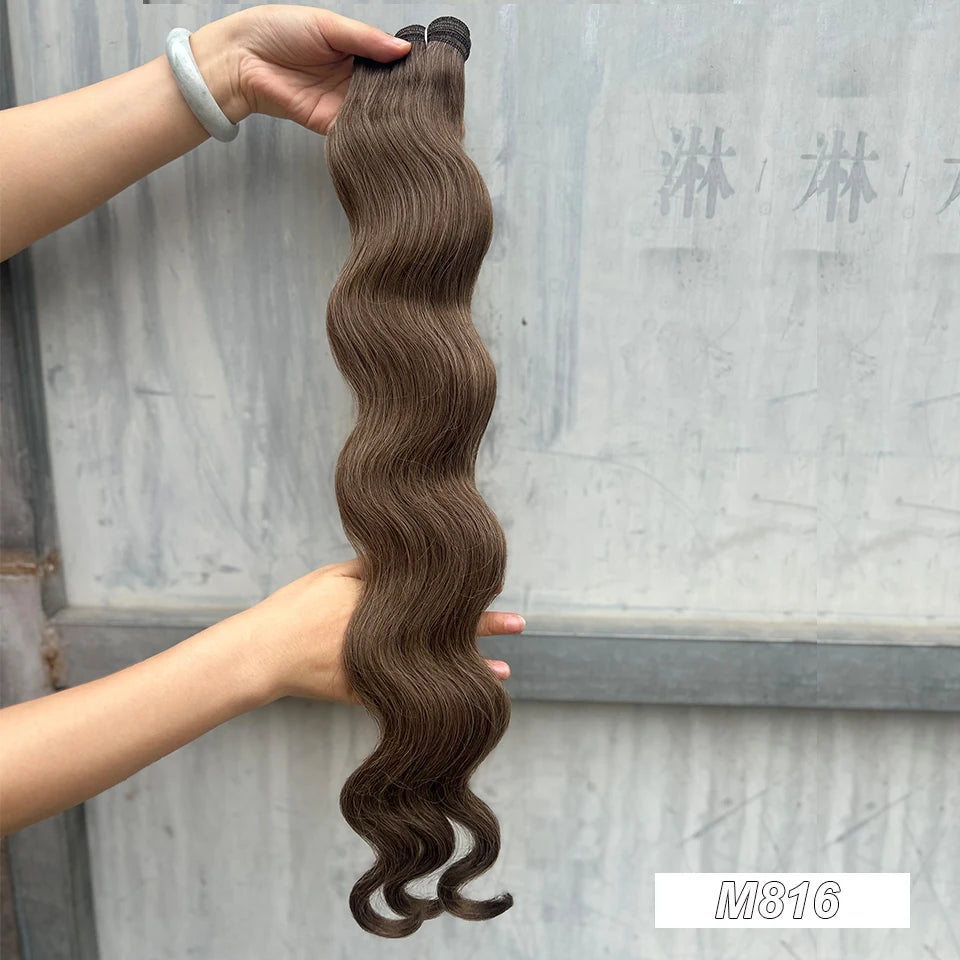 KentDO™ 30" Ombre Brown Body Wave Hair Extensions – Voluminous Look