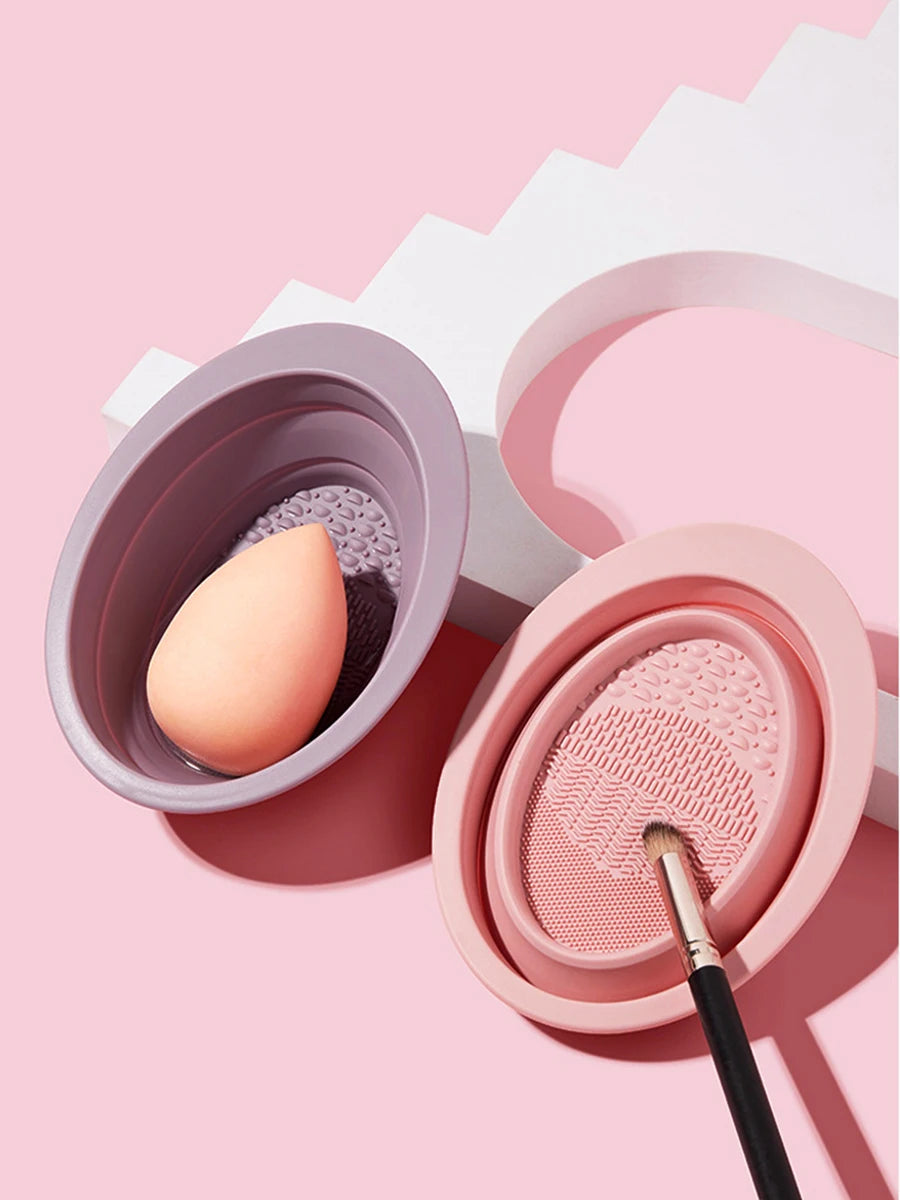 KentDO™ Foldable Silicone Brush Cleaner – Easy Deep Clean