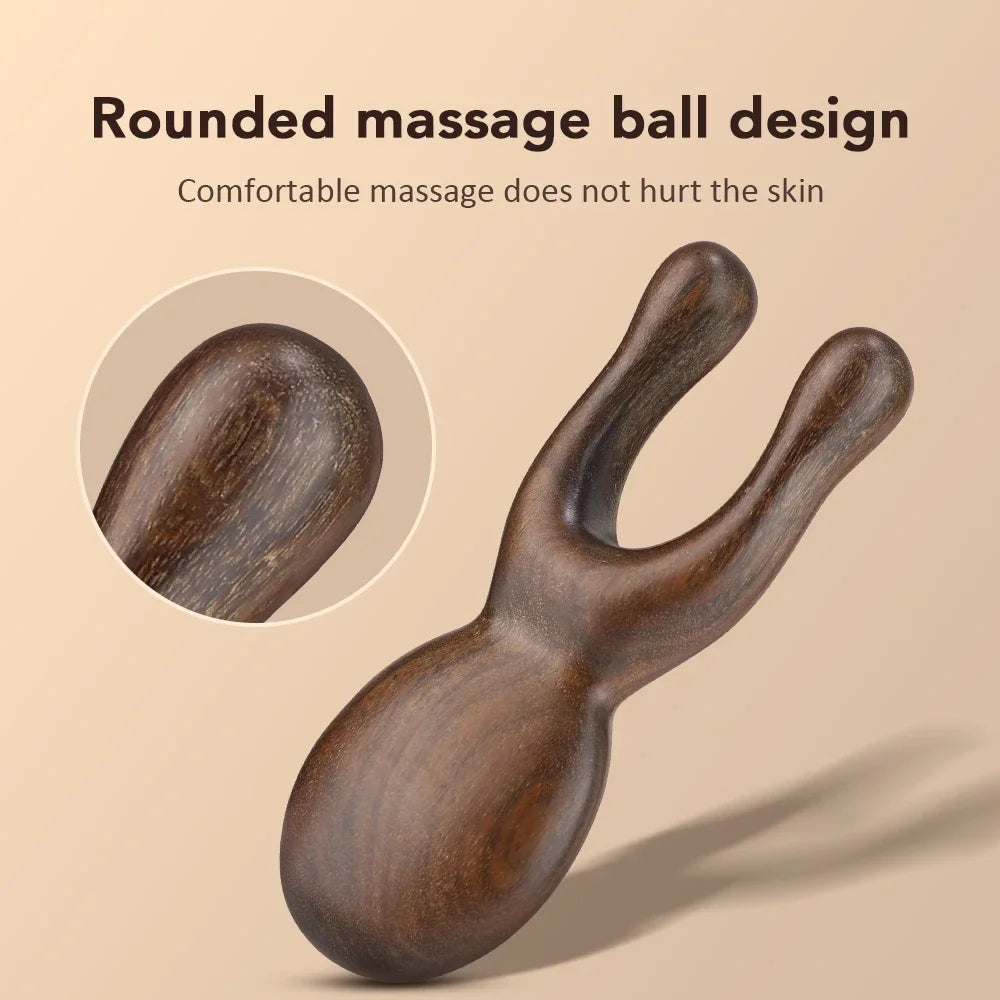 KentDO™ Wooden Gua Sha Facial Tool – Sandalwood Lift & Glow