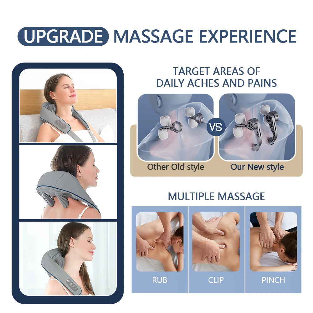 KentDO™ 26W Neck & Shoulder Massager – Deep Tissue Relief
