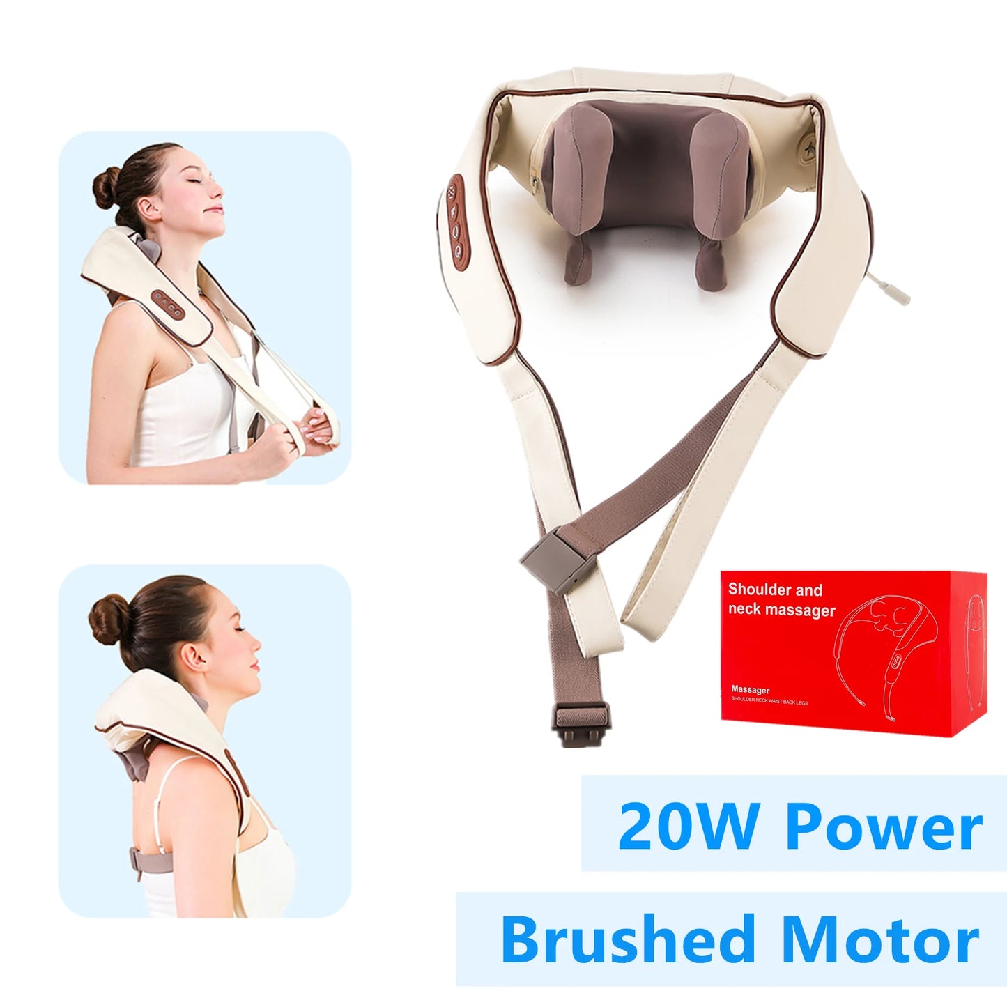 KentDO™ 26W Neck & Shoulder Massager – Deep Tissue Relief