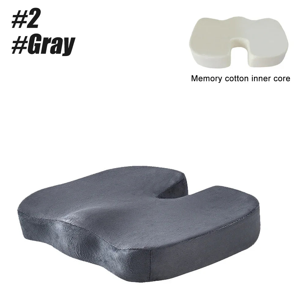 KentDO™ Memory Foam Seat Cushion – Coccyx & Back Relief