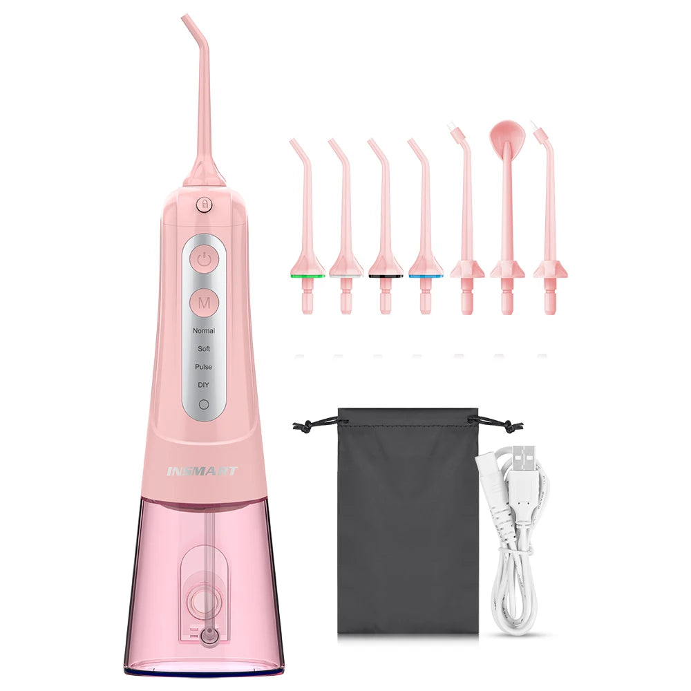 KentDO™ 300ML Portable Oral Irrigator – Water Flosser for Teeth Cleaning