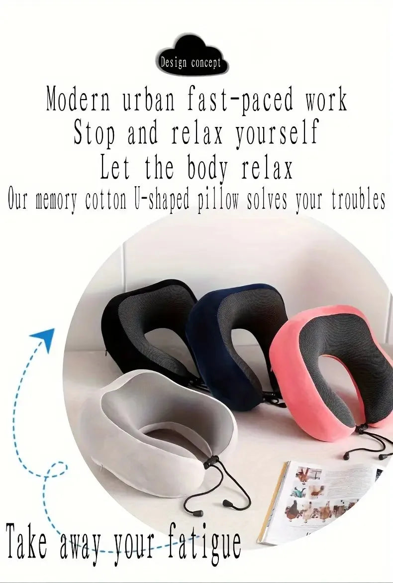 KentDO™ U-Shaped Travel Pillow – Ergonomic Neck Support Anywhere