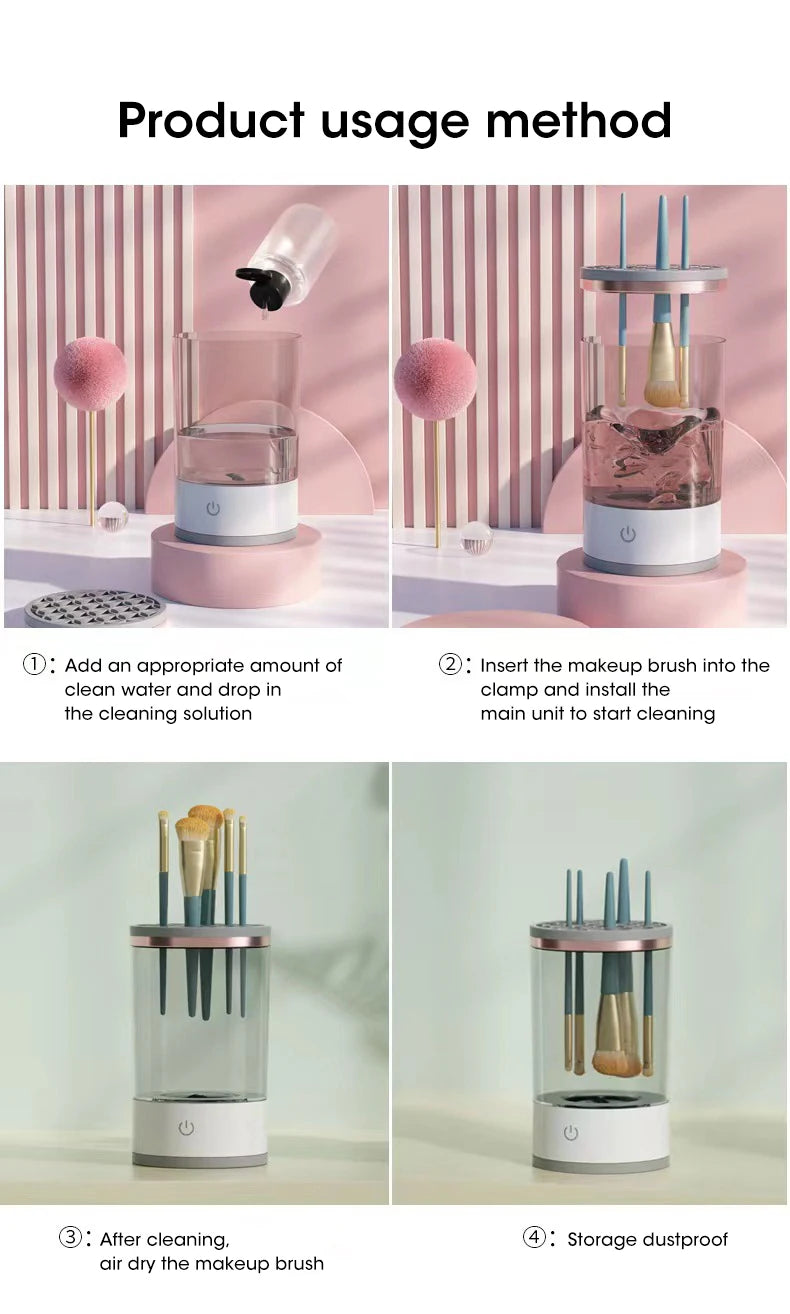 KentDO™ Electric Brush Cleaner – Fast, 3-in-1 Deep Cleaning