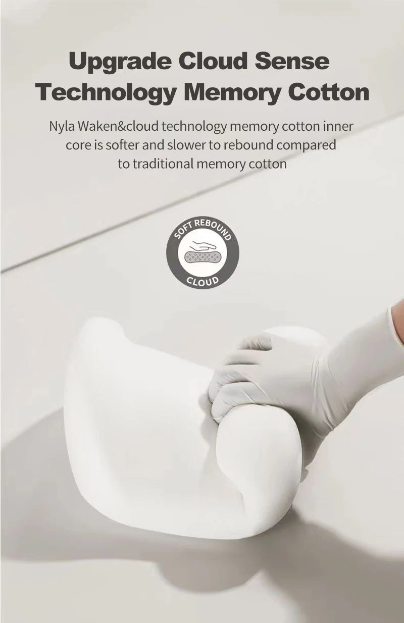 KentDO™ Memory Foam Car Pillow – Neck & Lumbar Support
