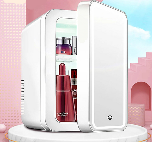 KentDO™ 4L Makeup Fridge with LED Mirror – Keep Beauty Fresh