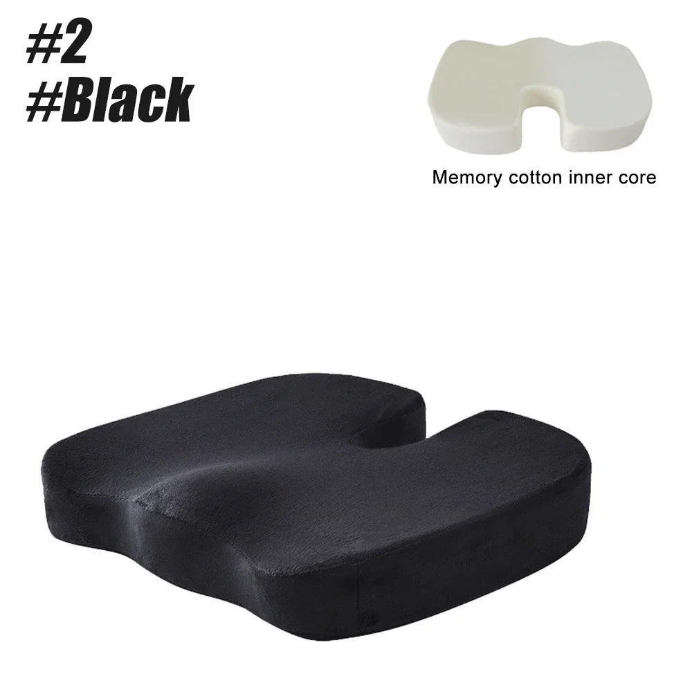 KentDO™ Memory Foam Seat Cushion – Coccyx & Back Relief