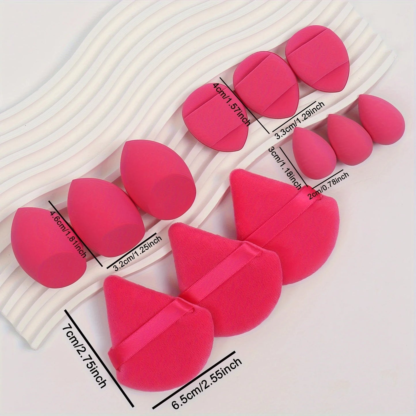 KentDO™ 12-Piece Makeup Sponge Set – Flawless Application