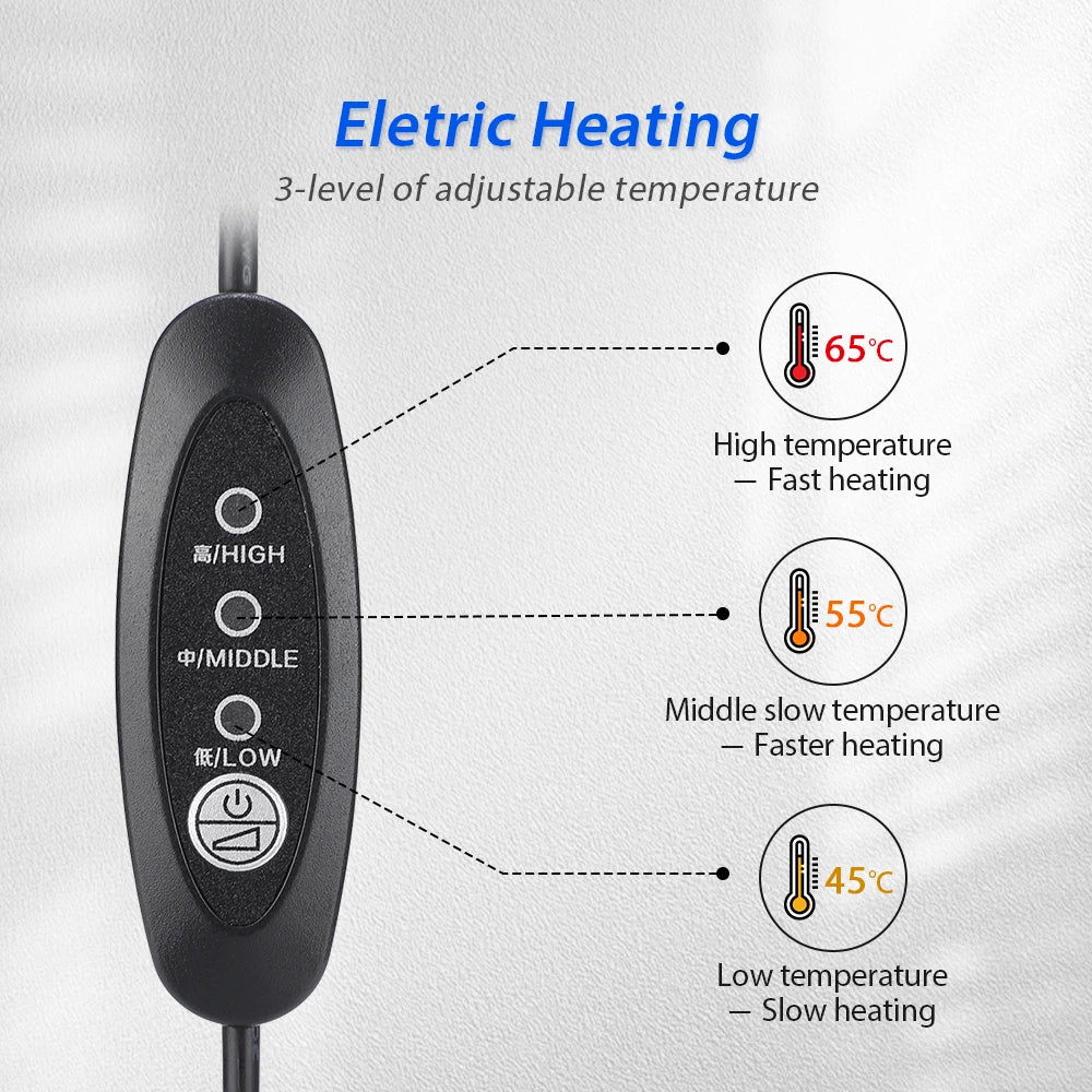 Neck Cervical Traction Collar with Heat for Pain Relief