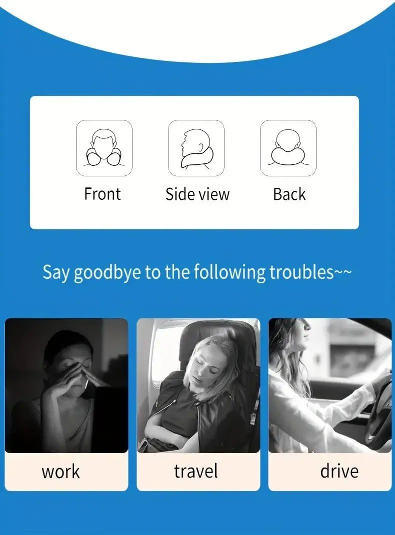 KentDO™ U-Shaped Travel Pillow – Ergonomic Neck Support Anywhere