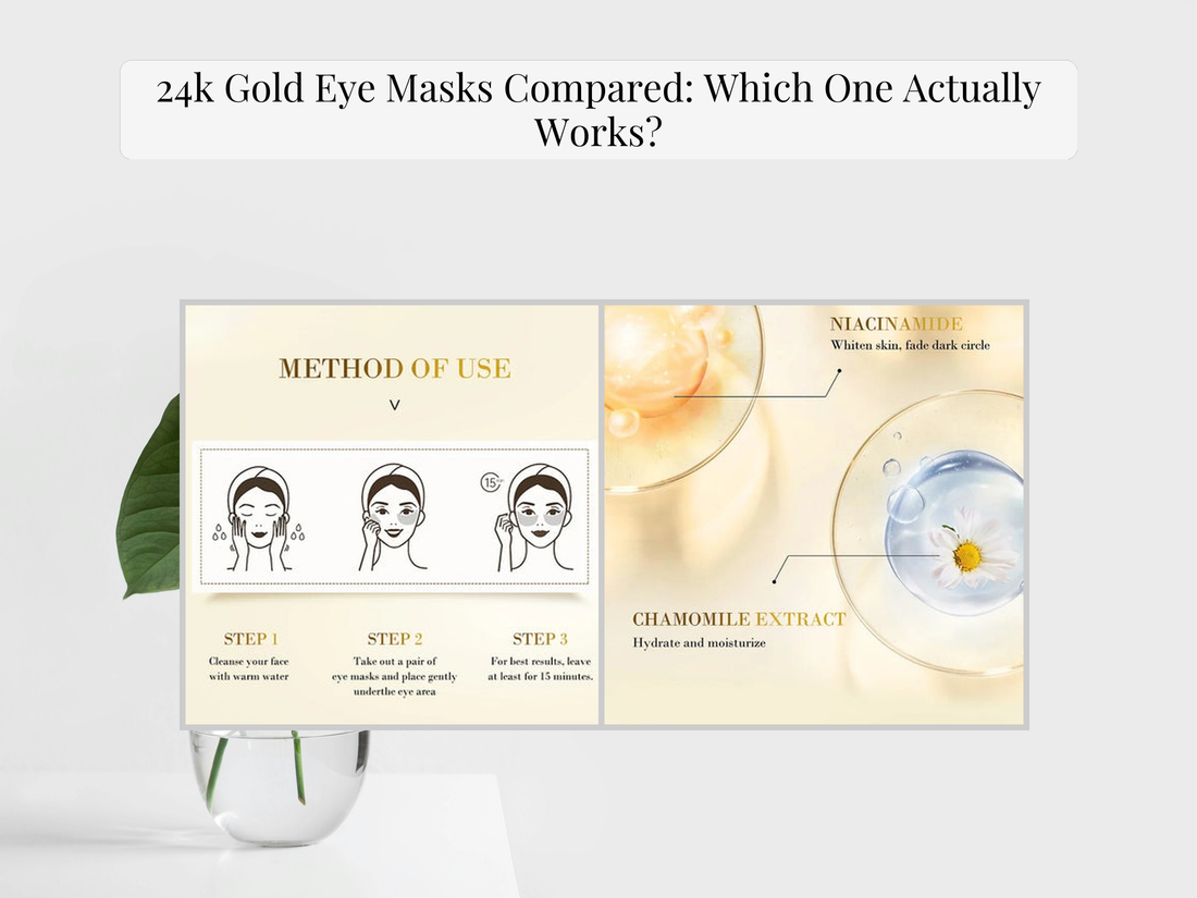 24k Gold Eye Masks Compared: Which One Actually Works?