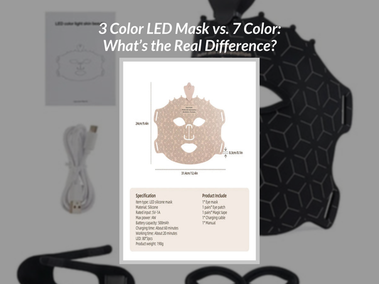 3 Color LED Mask vs. 7 Color: What’s the Real Difference?