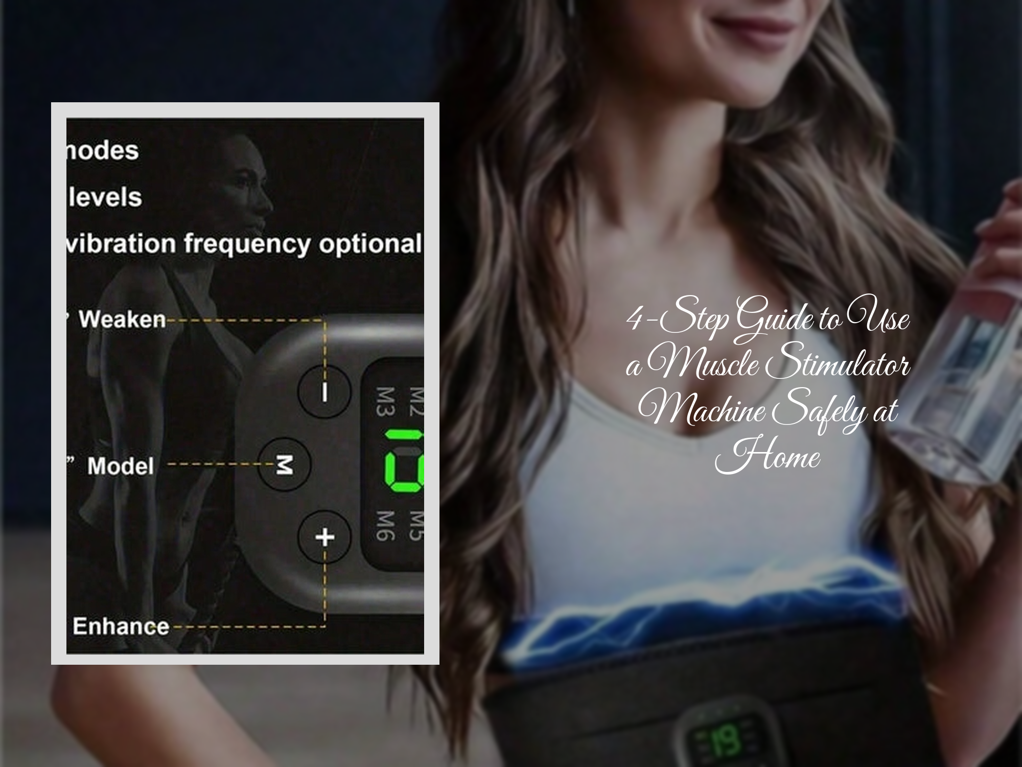 4-Step Guide to Use a Muscle Stimulator Machine Safely at Home – KentDO
