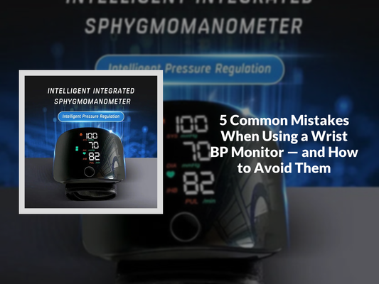 5 Common Mistakes When Using a Wrist BP Monitor — and How to Avoid Them