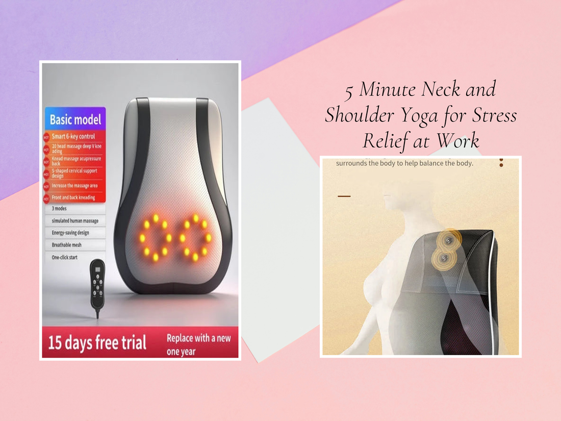 5 Minute Neck and Shoulder Yoga for Stress Relief at Work