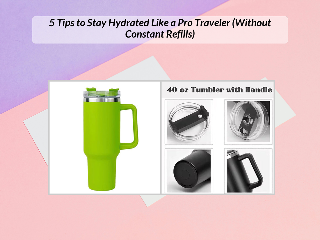 5 Tips to Stay Hydrated Like a Pro Traveler (Without Constant Refills)