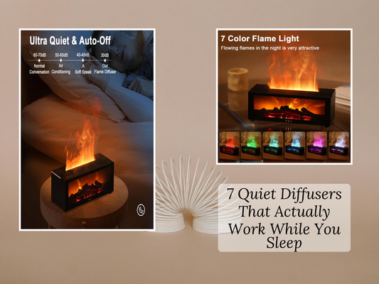 7 Quiet Diffusers That Actually Work While You Sleep