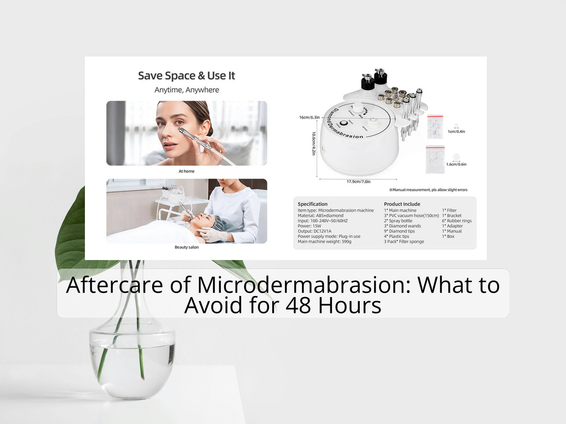Aftercare of Microdermabrasion: What to Avoid for 48 Hours