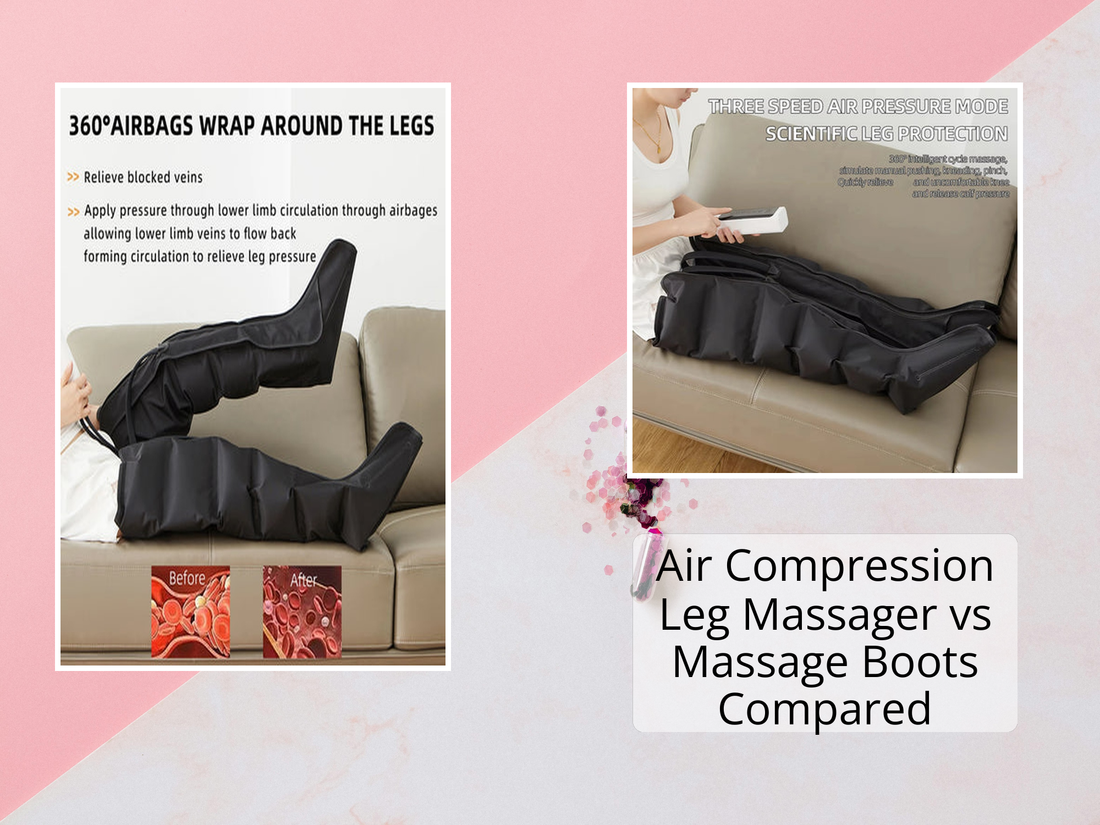 Air Compression Leg Massager vs Massage Boots Compared