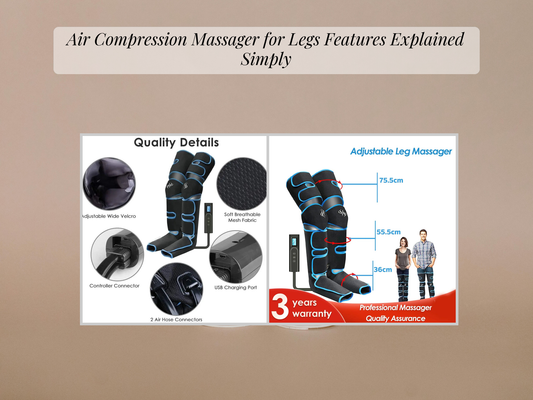 Air Compression Massager for Legs Features Explained Simply